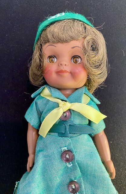 1960s Official Black Junior Girl Scout Vintage Doll in