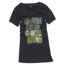T-SHIRT ONE INDUSTRIES WOMENS DRESS VARGAS BLACK motocross mx loungewear