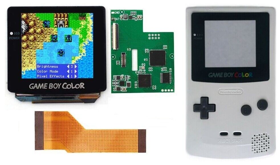 Game Boy Color AMOLED OLED Touch Screen Upgrade Kit + Game Boy Color AMOLED OLED Touch Screen Upgrade Kit +