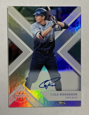 2018 Panini Elite Extra Edition Cole Roederer Autograph Rookie! Chicago Cubs