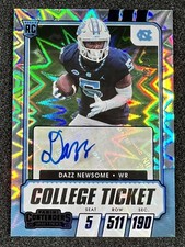 2021 Contenders Draft  DAZZ NEWSOME Blue Explosion SSP RC Auto - BEARS