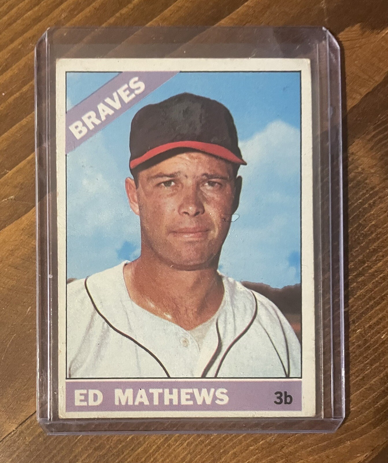 1966 Topps 200 Eddie Mathews Atlanta Braves Baseball Card eBay