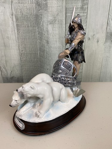 Frank Frazetta Ice Warrior Resin Statue Masterpiece Sculpture 2020 Bradford - Picture 3 of 13