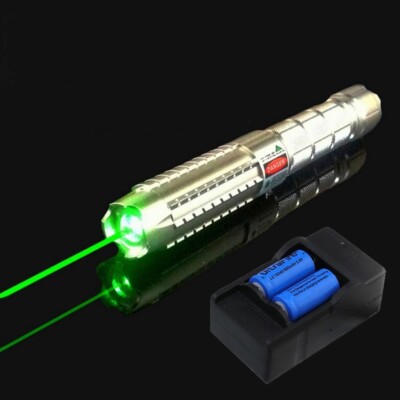 GQ9-M 520nm Adjustable Focus Visible Green Pointer & Battery & Charger US