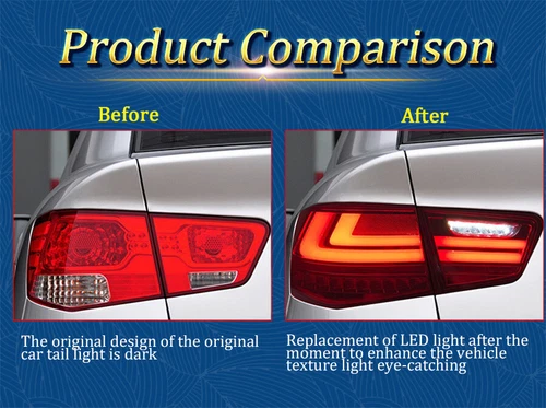 Tail Lights Assembly For Kia Forte 2010-2013 LED Turn Signal Dynamic Whole set - Picture 6 of 20