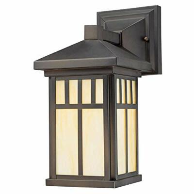 Westinghouse 6732800 Burnham One-Light Exterior Wall Lantern on Steel 1 Pack