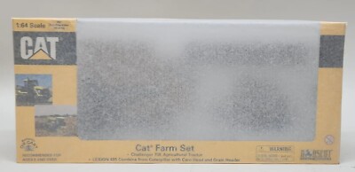 Cat Lexion 485 Combine & Challenger 75E Tractor Farm Set By