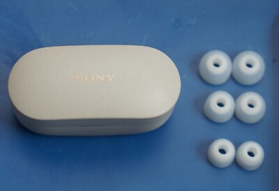Buy Sony WF1000XM4/S Bluetooth Wireless Earbuds - Silver online | eBay