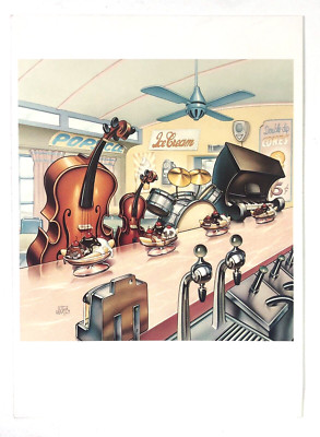 Soda Jerks  ️ Richard H. Childers Prod. Roger Huyssen Drums Bass Piano Card