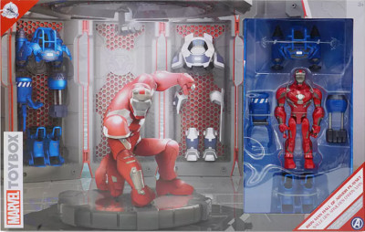 Iron Man Hall Of Armor Play Set Disney Store Marvel Legends Toybox New Ebay