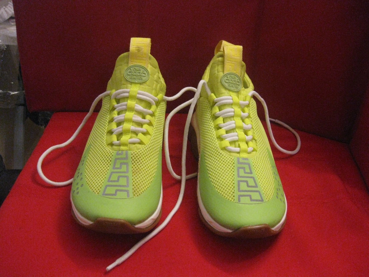 Versace sales neon sneakers
