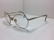 Vintage Youth Sferoflex Eyeglasses FRAMES Youth 218 Gold Electroplated 47 20 12