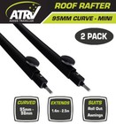 <!--F#f_0-->Aussie Traveller Black Curved Roof Rafter Caravan Roll Out Awning MINI 2 Pack<!--F/-->