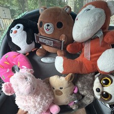 Greenbrier Small Plush Lot Bear Penguin Pig Donut Sloth Fox Stuffed Animals