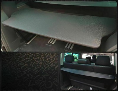 Multiflexboard für VW T5 T6 T6.1 Multivan Bettverlängerung Ablage Schwarz 0401