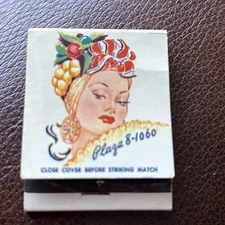 Vtg Matchbook COPACABANA Copa Lounge Night Club Bar New York NYC Cover