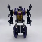 Transformers G1 Bombshell Vintage 1985 Purple Action Figure - broken nose