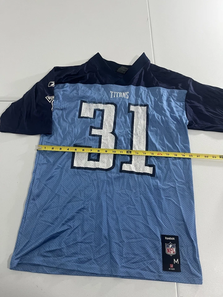 Camiseta Cortland Finnegan Tennessee Titans Reebok Foto 3 de 4