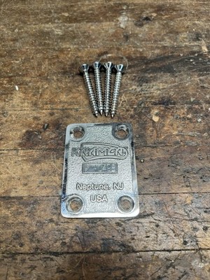 Vintage 1980 s Kramer Electric Guitar Neck Plate