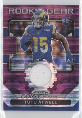 2021 Panini Prizm Rookie Gear Purple Pulsar Prizm Tutu Atwell #RG-20 RC 0hi5