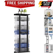 Bathroom Towel Storage Rack, Wall Mounted Bathroom Towel Rack, 30 inch Heavy ...