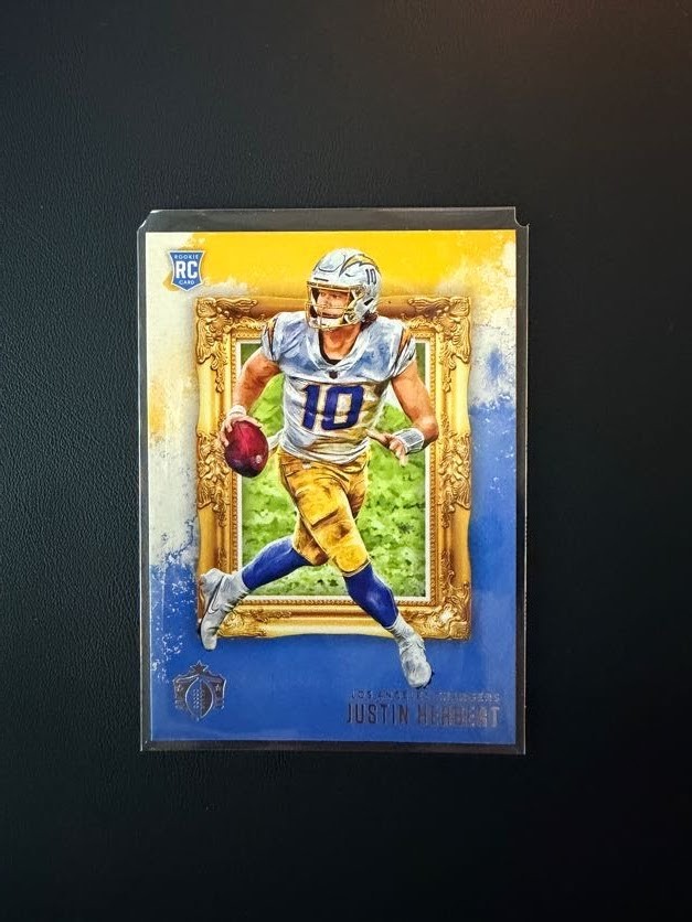 2020 Panini Chronicles - Gridiron Kings Justin Herbert #GK-3 Rookie Canvas RC