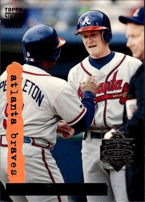 1995 Stadium Club #1 Atlanta Braves Super Team Division Winners