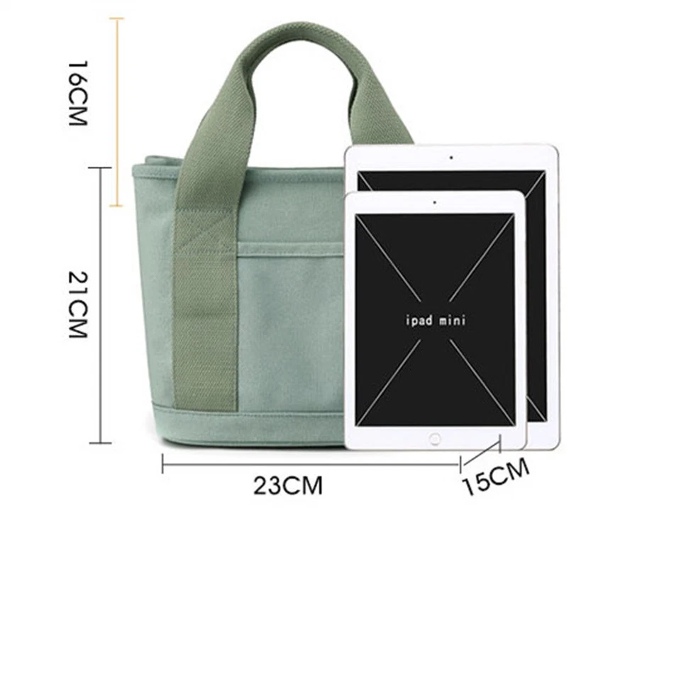 Handtasche Damen Umhängetasche Schultertasche Canvas Handbag Crossbody Tasche - Bild 2 von 4