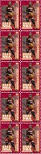 Joel Anthony 2012 Miami Heat NBA Champion Mint Stamp Strip of 10