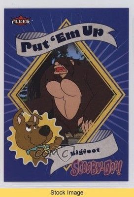 2024 Fleer Scooby Doo Put 'em Up! Stickers Bigfoot #37 READ s5s
