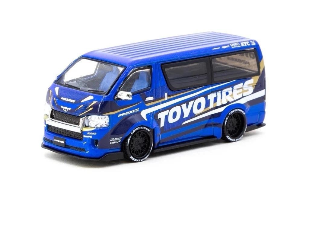Toyota Hiace Widebody Toyo Tires 1:64 Scale Tarmac Works T64038TOYO