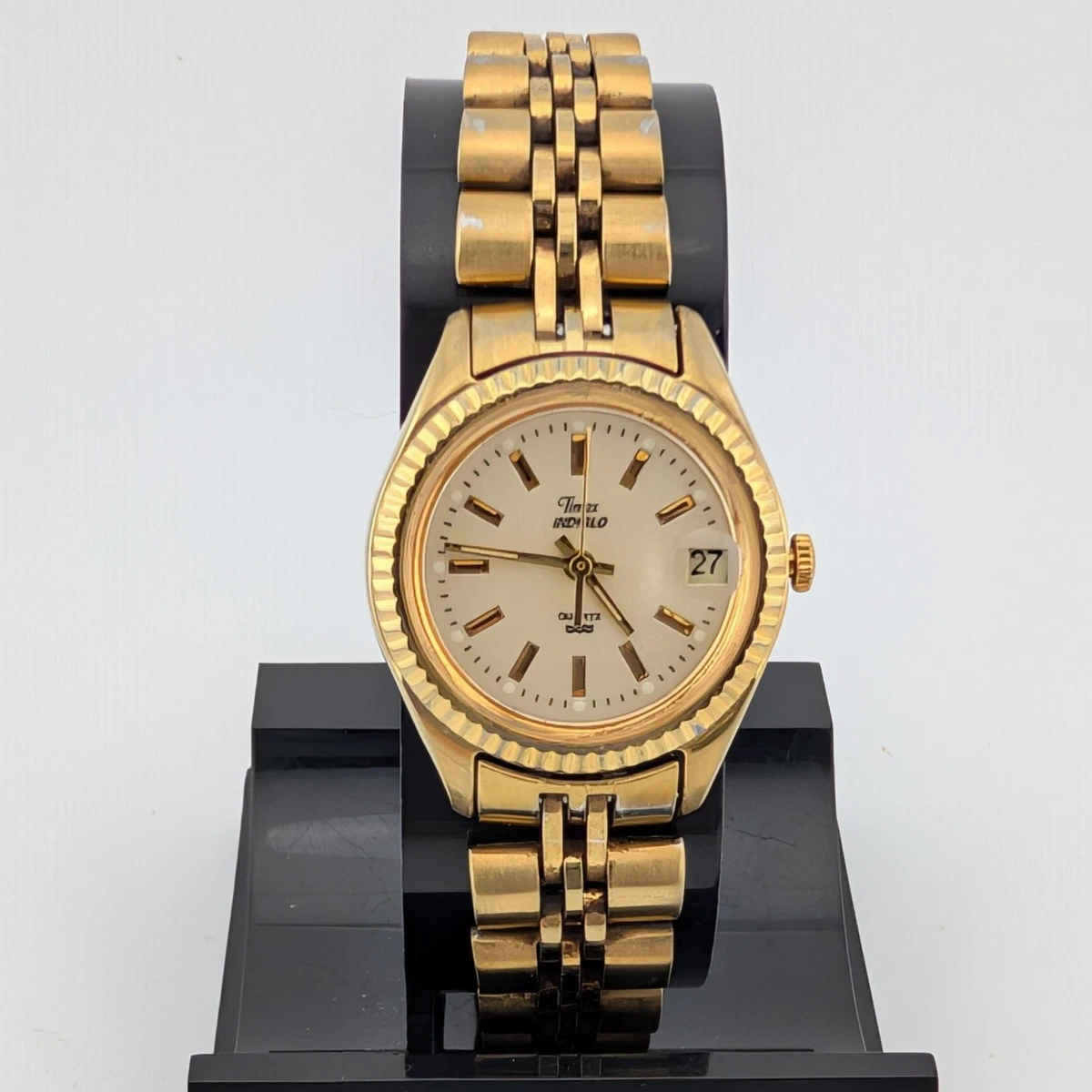 Timex Women Gold Plated Band Wristwatches for sale | eBay