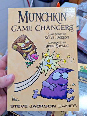 MUNCHKIN GAME CHANGERS (not complete see contents below) / 2013 1st Edition