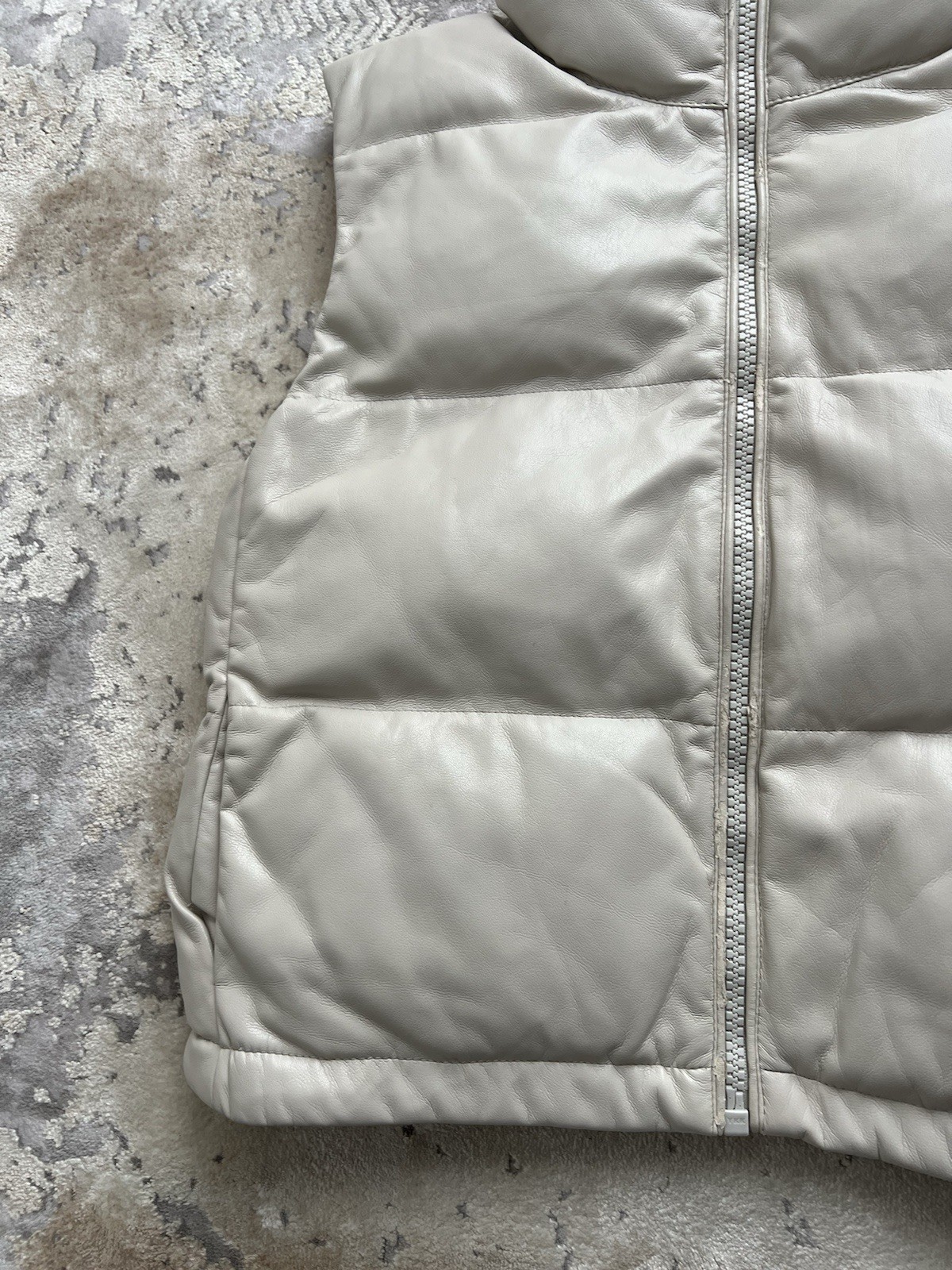 Aritzia Wilfred Free Vista Vegan Leather AZORES Cream Size: XS image 3
