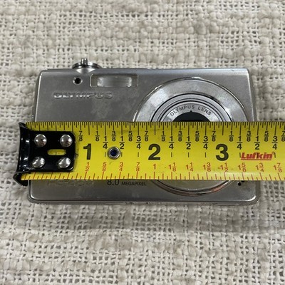 Olympus FE-280 8.0MP Digital Camera Silver Toned Untested
