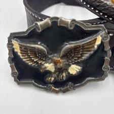 The Great American Buckle Co 1983 American Eagle Belt Buckle W/EAGLE BELT USA