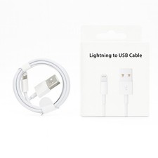 Lighting to USB cable, high speed data transfer and fast charging, white, 1M,TPE