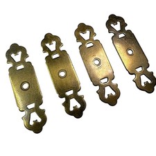 VTG Partia 4 pasy z dworkiem Mosiądz 3-1/4" Gałka Gałka Tylne płyty P289-LP