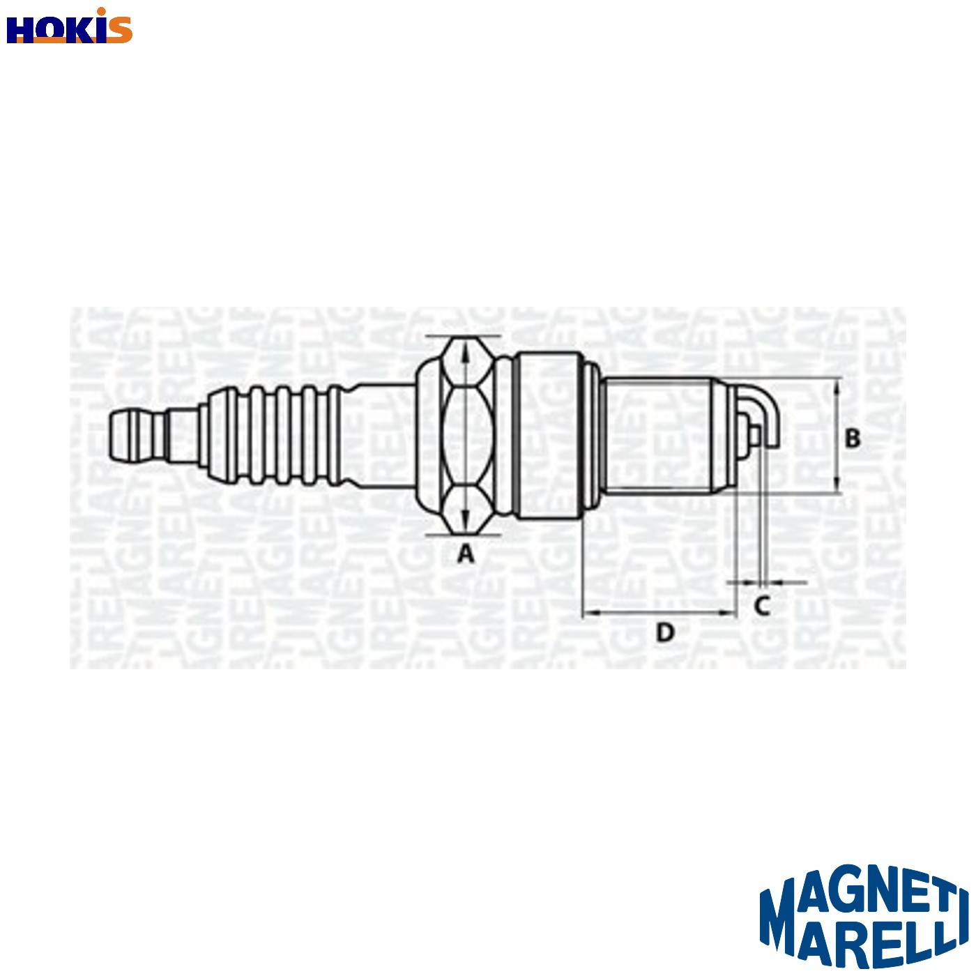 MAGNETI MARELLI 062000770304 Spark Plug for ASIA MOTORS,DACIA,DAIHATSU,FIAT,HOND - Image 4