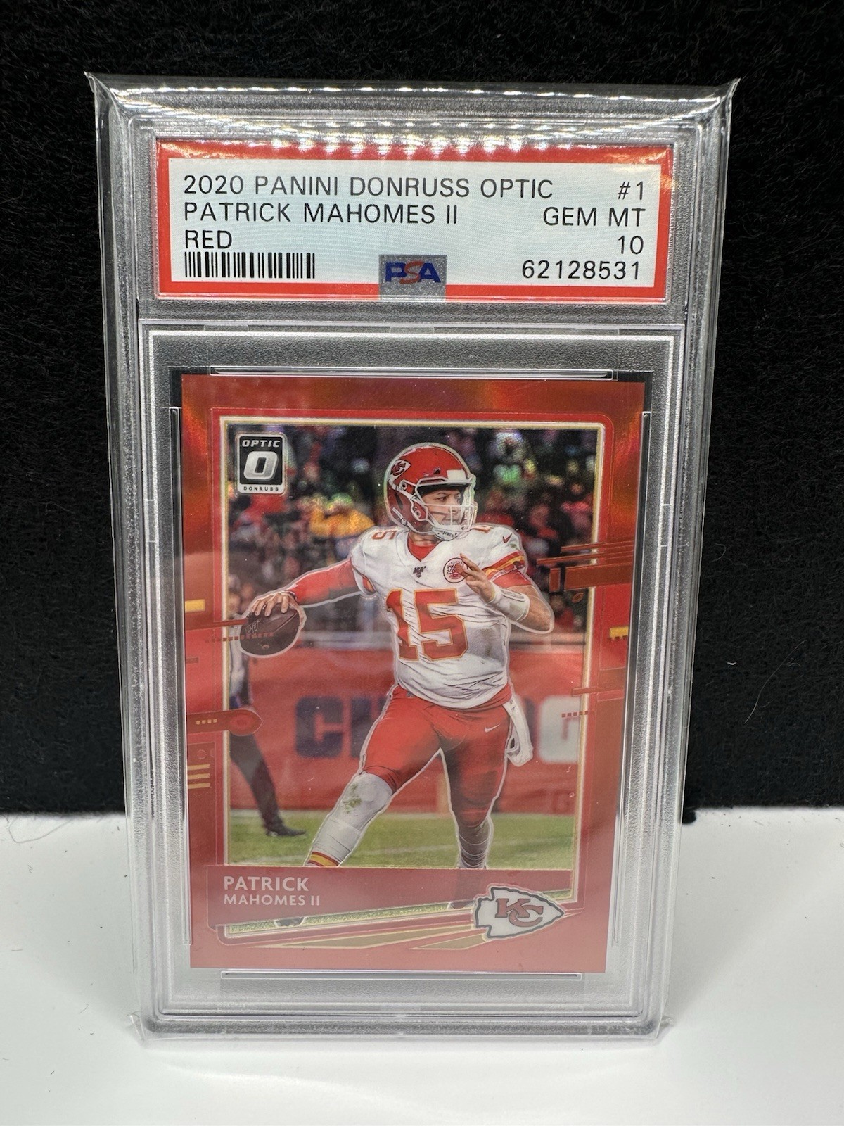 PATRICK MAHOMES II 2020 Donruss Optic RED /99 PSA 10