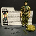 Gi Joe 1987 Hasbro ARAH Lt Falcon Green Beret 100% Complete With File Card 🤩