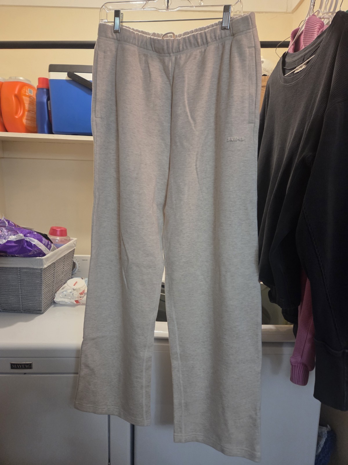 Cream Skims Sweatpants Size Medium