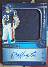 🔥2025 Panini Silhouette Dan Hampton Auto Patch /199 Bears NFL Football🔥