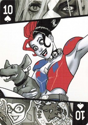 Harley Quinn 10 of Spades Playing Card DC Comics Trading Card Single 2022