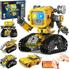 5-in-1 STEM Robot Building Kit, APP Remote Control Robotics Kit
