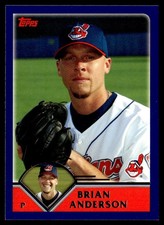 2003 Topps Brian Anderson Cleveland Indians #468