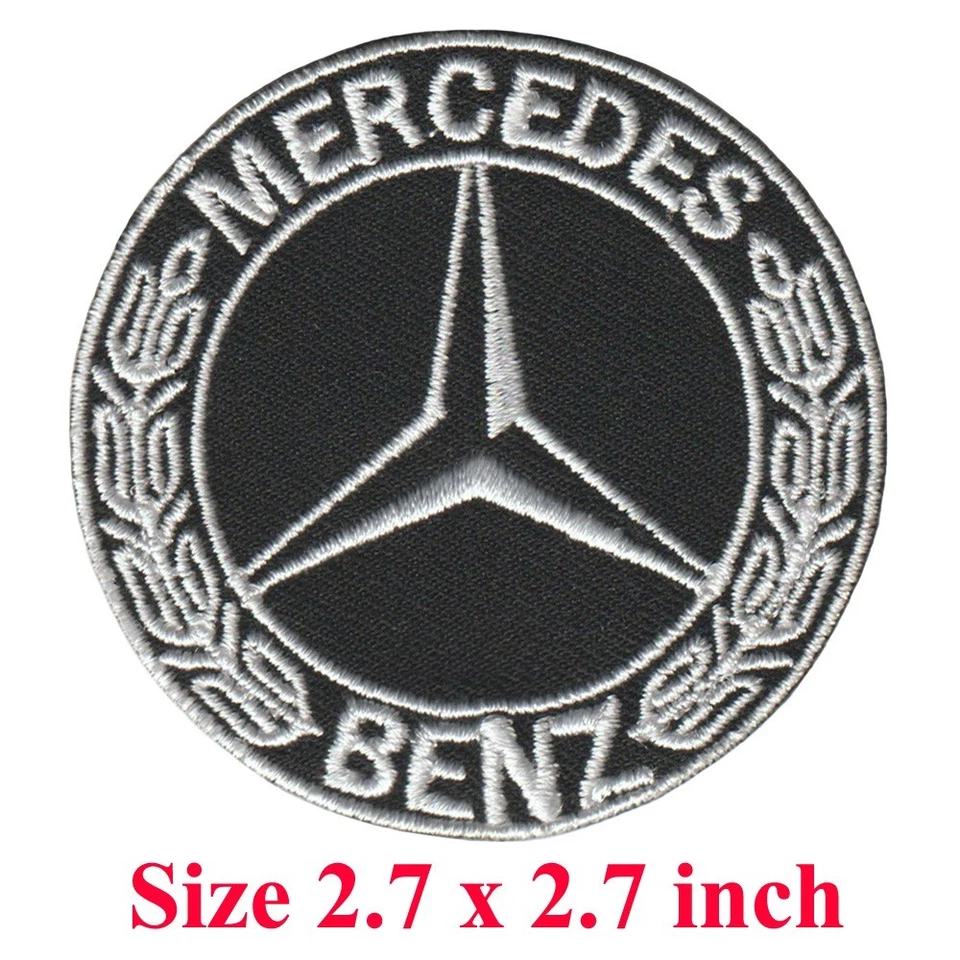 Wholesale Mercedes Benz Car Motorcycle Logo Size 2.7"x2.7" Sew Iron On Patch DIY - Image 3 of 4