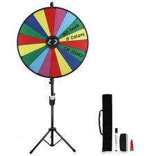 iElyiEsy 30" Prize Wheel with Folding Tripod Floor Stand Height Adjustable 18...