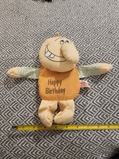 Vintage Russ Berrie Wilbur and Friends Happy Birthday Toy Plush Doll 308