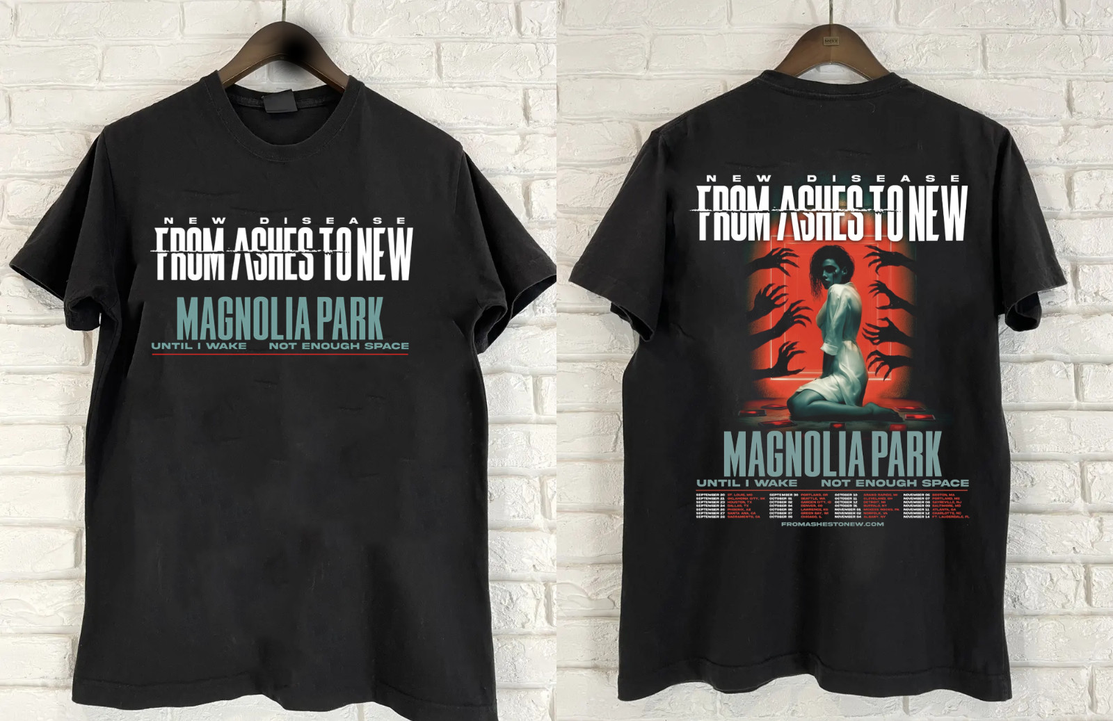 From Ashes To New Fall Tour 2025 T-shirt FULL SIZE S to 5XL 2-sides K973